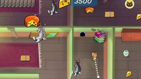 Tom and Jerry Mouse Maze - Attic Level 1-2 - Tom and Jerry Games Cartoon For Kids part 15