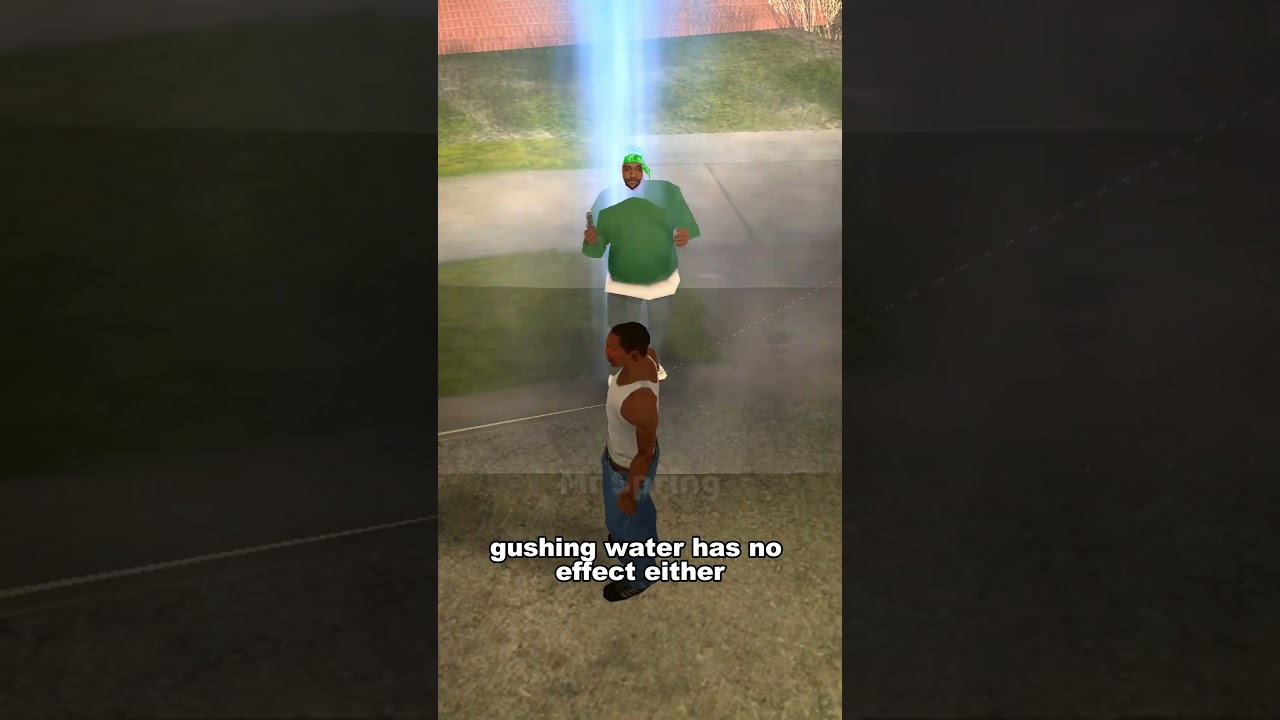 IF NPCS WALK INTO GUSHING WATER IN GTA GAMES