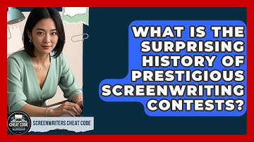 What Is The Surprising History Of Prestigious Screenwriting Contests? - Screenwriter