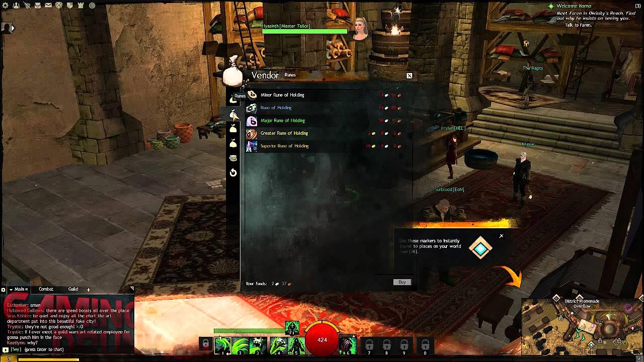 Guild Wars 2 How to Get A Tailoring or Other Crafting Discipline from a Master Crafter YouTube