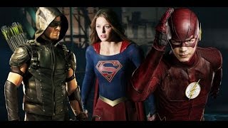 The flash, arrow, and supergirl {fight song remix}