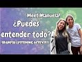 Manuela nos cuenta en dónde ha vivido. - Spanish listening activity