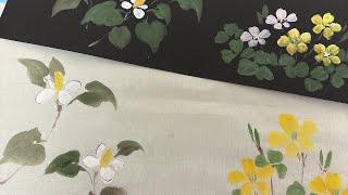 ドクダミやカタバミ 可愛いけど強い雑草の描き方Drawing of Houttuynia