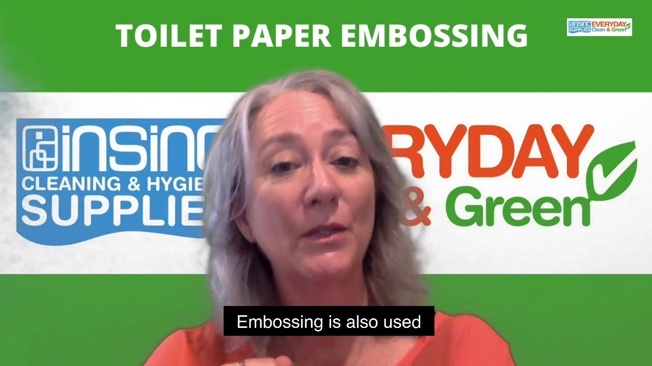 Toilet paper embossing