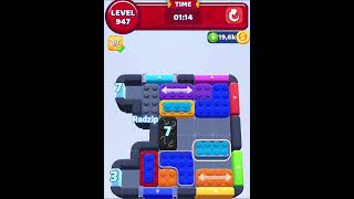 Radzip  - walkthrough color block jam level 947 #rozwiązanie color block jam poziom 947