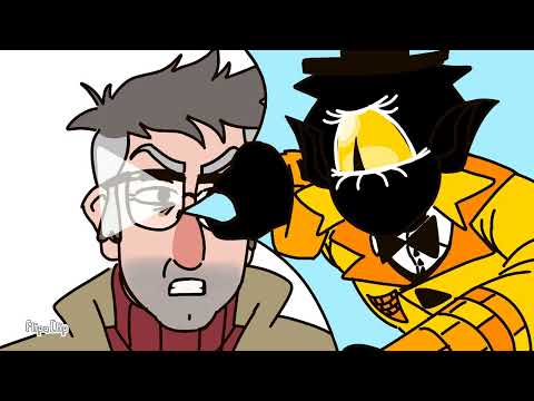 Bill Cipher has a gun! | my humanoid Bill design | Gravity Falls animation