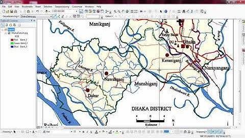 How to georeference jpeg image map in arcmap part 1