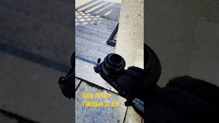 Taking pictures in the sun #sonyzve10 #ttartisan