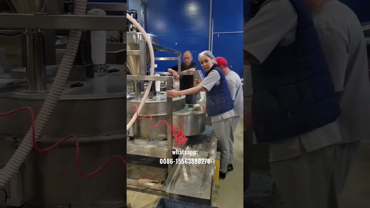 Automatic coated peanut processing equipment /Installation site in Russia