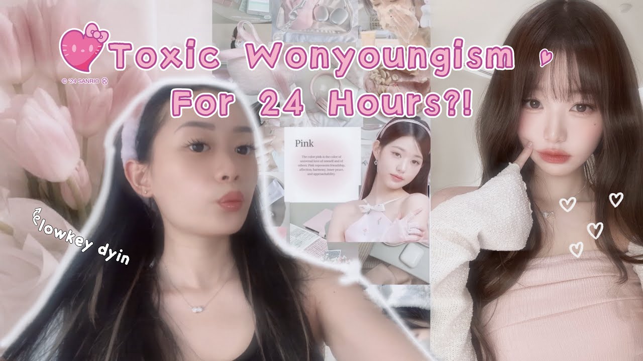 WAKING UP AT 5AM?? 🎀 Trying toxic wonyoungism routine for 24 hours!
