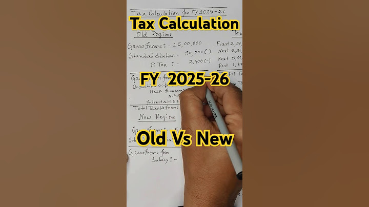 Tax Calculation 2025-26 | Old vs New Regime | #shorts #tax #govtemployees #calculation #oldvsnew