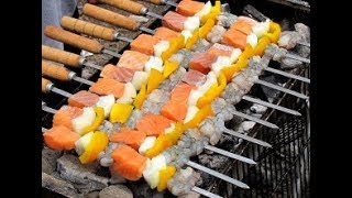 Лучшие рецепты. Шашлык из рыбы Лучшие рецепты. Шашлык из рыбы