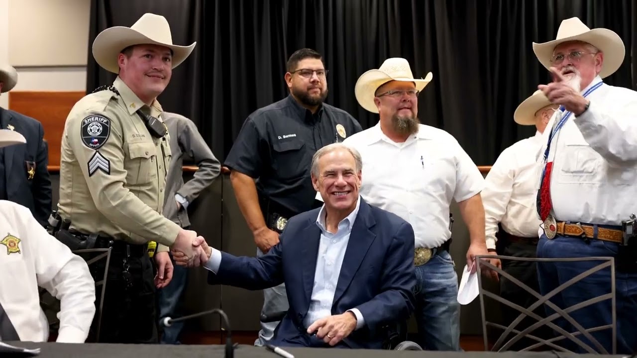Coalition Of Bipartisan Texas Sheriffs Support Governor Abbott’s Border Security Efforts