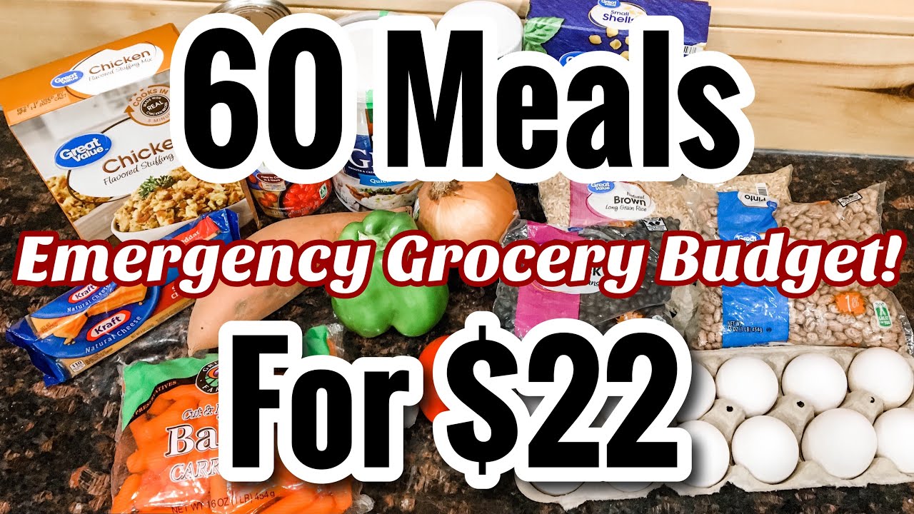 60 MEALS FOR 22 EMERGENCY GROCERY BUDGET MEAL PLAN IDEAS JULIA PACHECO YouTube