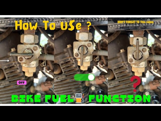 bajajct110x Bike Fuel On,Off,Reserve Switch Direcation Explained