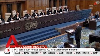 Israel-Hamas war: Israel says South Africa&#39;s case at ICJ is &quot;divorced from facts&quot;