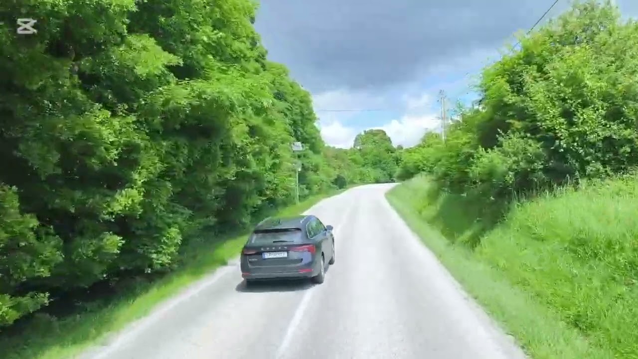 Driving in Slovakia, route 501 - 499, Brezová pod Bradlom - Myjava