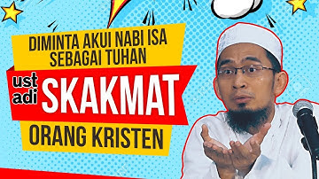 Ditanya Tentang Ketuhanan Nabi Isa, Ini Jawaban Telak Ust. Adi Hidayat kepada Kristen