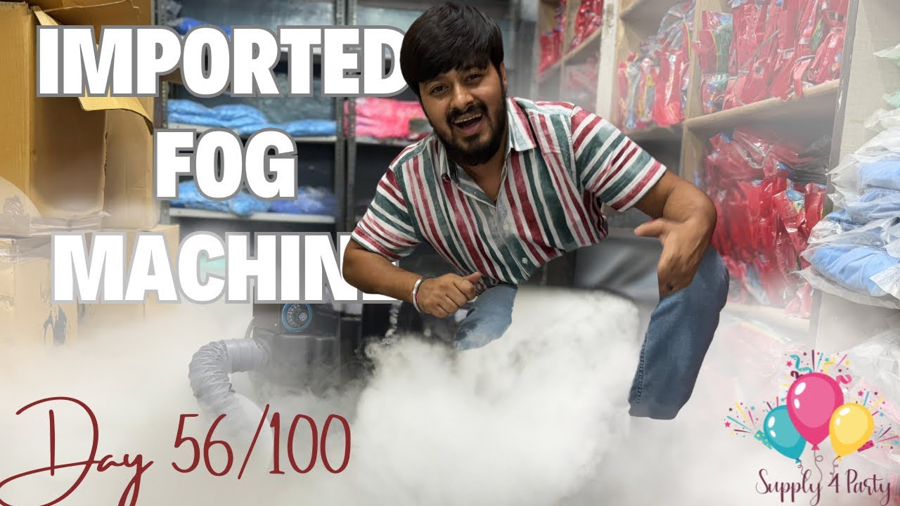Heavy Fog, Instant Drama | Imported Fog Machine | Day 56/100 | Supply4Party