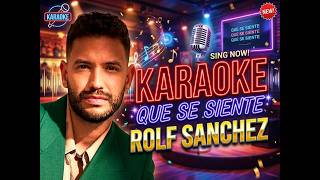 karaoke que se siente   rolf sanchez #karaoke #salsa #2026 #viral #tiktok #instagram #facebook