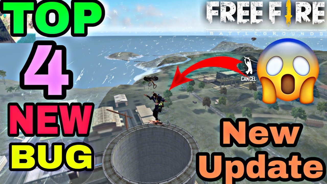 Bug Fire Update Top 4 New Bugs in Free fire ||Free fire New Update ||Top 4 new Tips and ...