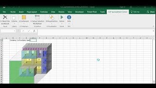 How to solve 3D Bin Packing Problems using Excel