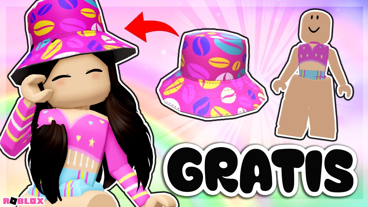 0 ROBUX 😍 COMO PEGAR CHAPÉU ROSA GRÁTIS NO ROBLOX + SKIN GRATIS