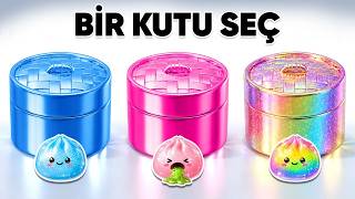 Hediyeni Seç... 🎁 Squishy Dumpling Sürpriz Kutusu 🥳 Ne Kadar Şanslısın?