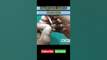How to make music light | Sound Detector