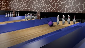 Blender Physics: Bowling