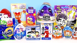 Сюрприз Mix! Poopsie Cutie Tooties, Dc Comics, Мини Лента, Три Кота Ladybug Unboxing Kinder Surprise