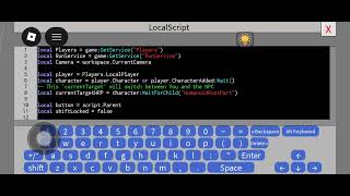 How to make shiftlock in studio lite(script is in description
