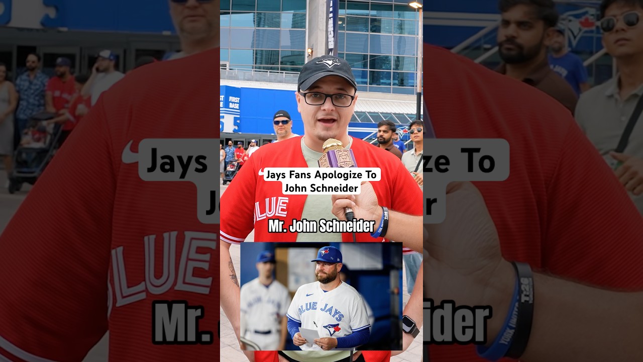 John Schneider, we owe you an apology. It appears we may have been wrong. #bluejays #Toronto #mlb