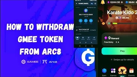 🔴How to withdraw gmee token from arc8 app to 🛡️trust wallet 🛡️ full video🎦