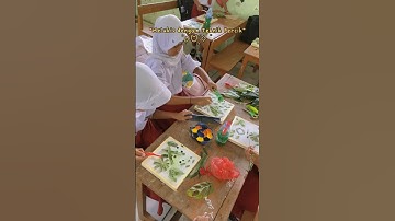 Melukis Teknik Percik‼️ #kurikulummerdeka #gurusd #siswasd #melukis #gurukreatif