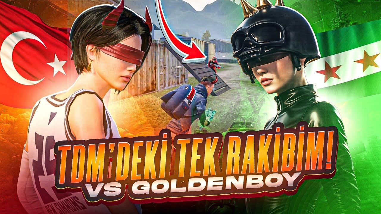 TDM'DEKİ TEK RAKİBİM İLE TURNUVADA KARŞILAŞTIK!! VS GOLDENBOY 🇸🇾 
