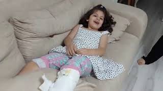 Anneme Bacağım Kırıldı Şakası 😁 Çok Korktu! Komik Video