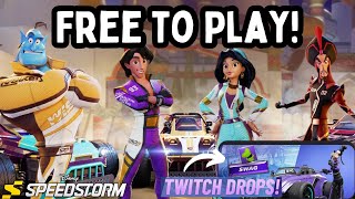 Disney Speedstorm Worldwide Launch of Free to Play Aladdin Season Tour + Twitch Drops