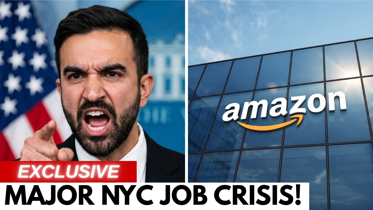 Mayor Of New York ERUPTS After Amazon's $180 Billion Job Cut Plan  ELIMINATES 800 New York Jobs! - YouTube