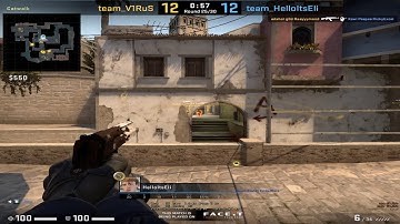 1v4 Deagle Clutch Against Level 10s (FACEIT)