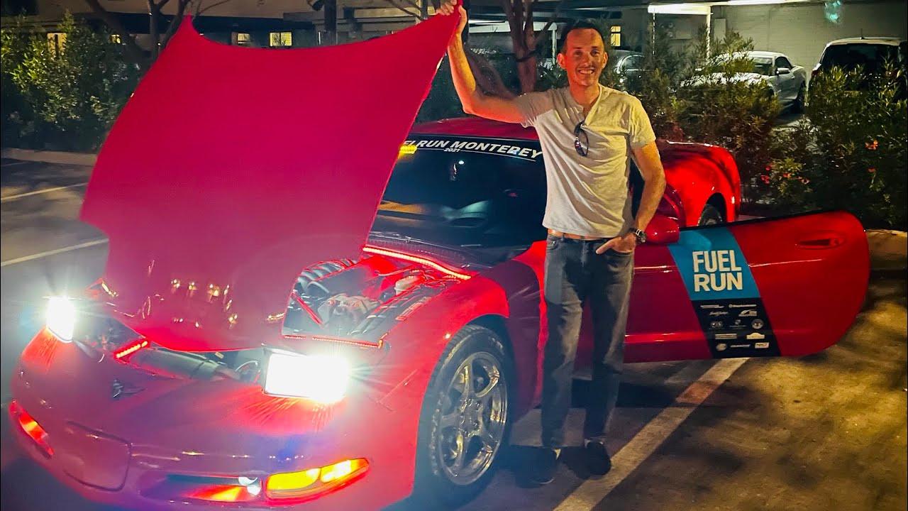 Having Rob ferretti (super speeders Rob) in my corvette and he likes it