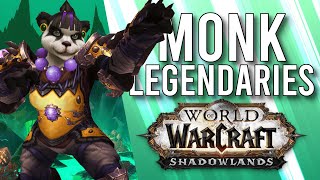 These Are Quite POWERFUL! Shadowlands MONK Legendaries! - WoW: Shadowlands Alpha