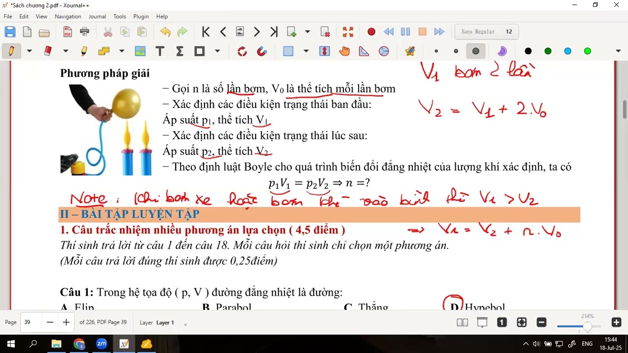 Xác định số lần bơm