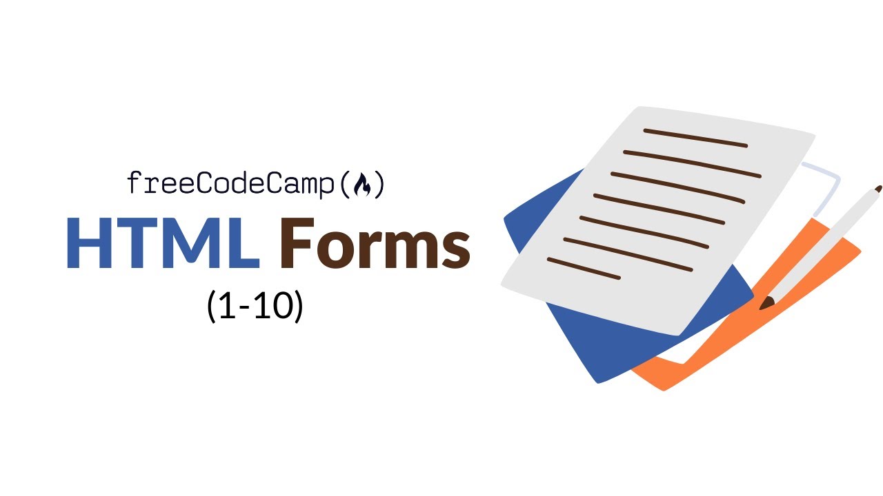 FreeCodeCamp Walkthrough | Learn HTML Forms (Steps 1 - 10) - YouTube