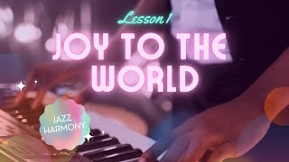 Joy to the world | Tutorial jazz piano