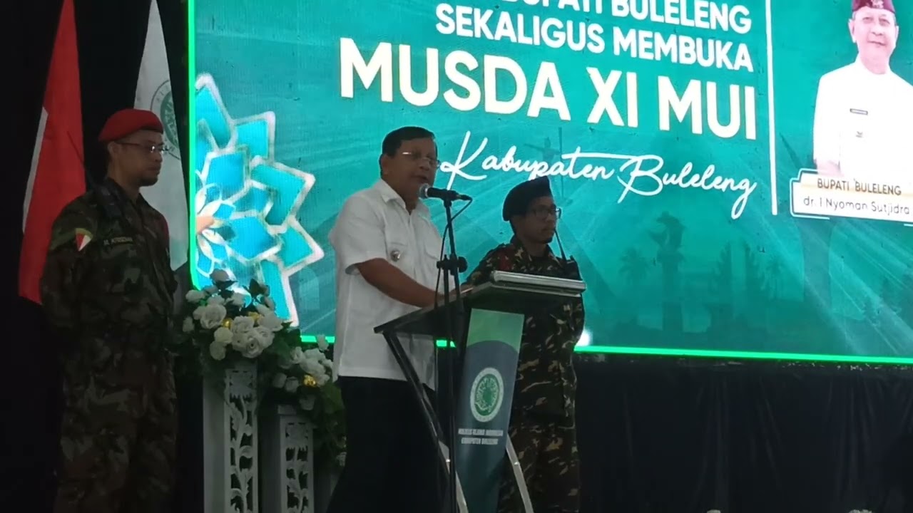 Pidato Bupati Buleleng, Nyoman Sutjidra, pada Musda XI MUI Buleleng