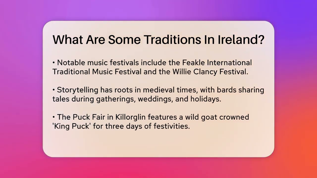 What Are Some Traditions In Ireland Western Europe Explorer YouTube What Are Some Traditions In Ireland Western Europe Explorer YouTube