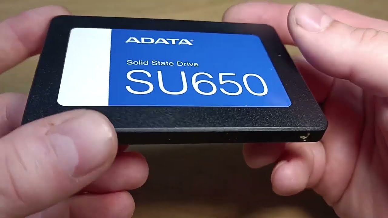 ADATA Ultimate SU650 SSD Disk 1TB - unboxing - YouTube