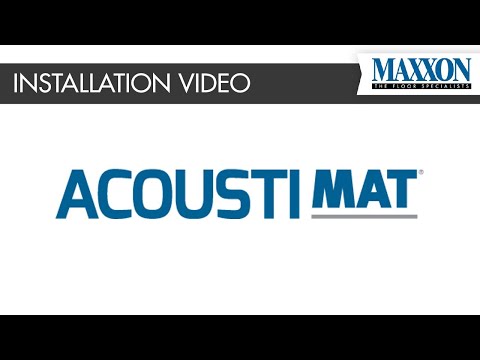 Acousti-Mat Installation - video from Maxxon