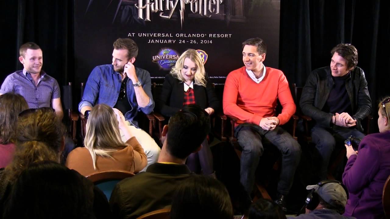 Exclusive media Q&A with the Harry Potter stars at Universal Orlando